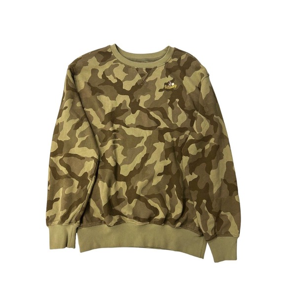 Billabong Women’s After Surf Green Camo Sweatshirt New Without Tags Size Small - Picture 2 of 11